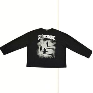 Aelfric Eden Long Sleeve Shirt Mens Extra Large Black Polyester Tee